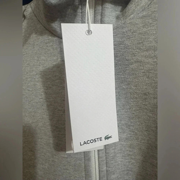 Lacoste Men's High-Neck Zip-Up Sweatshirt XXL - Picture 5 of 6